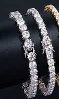 Moissanite 2mm, silver tennis braclet